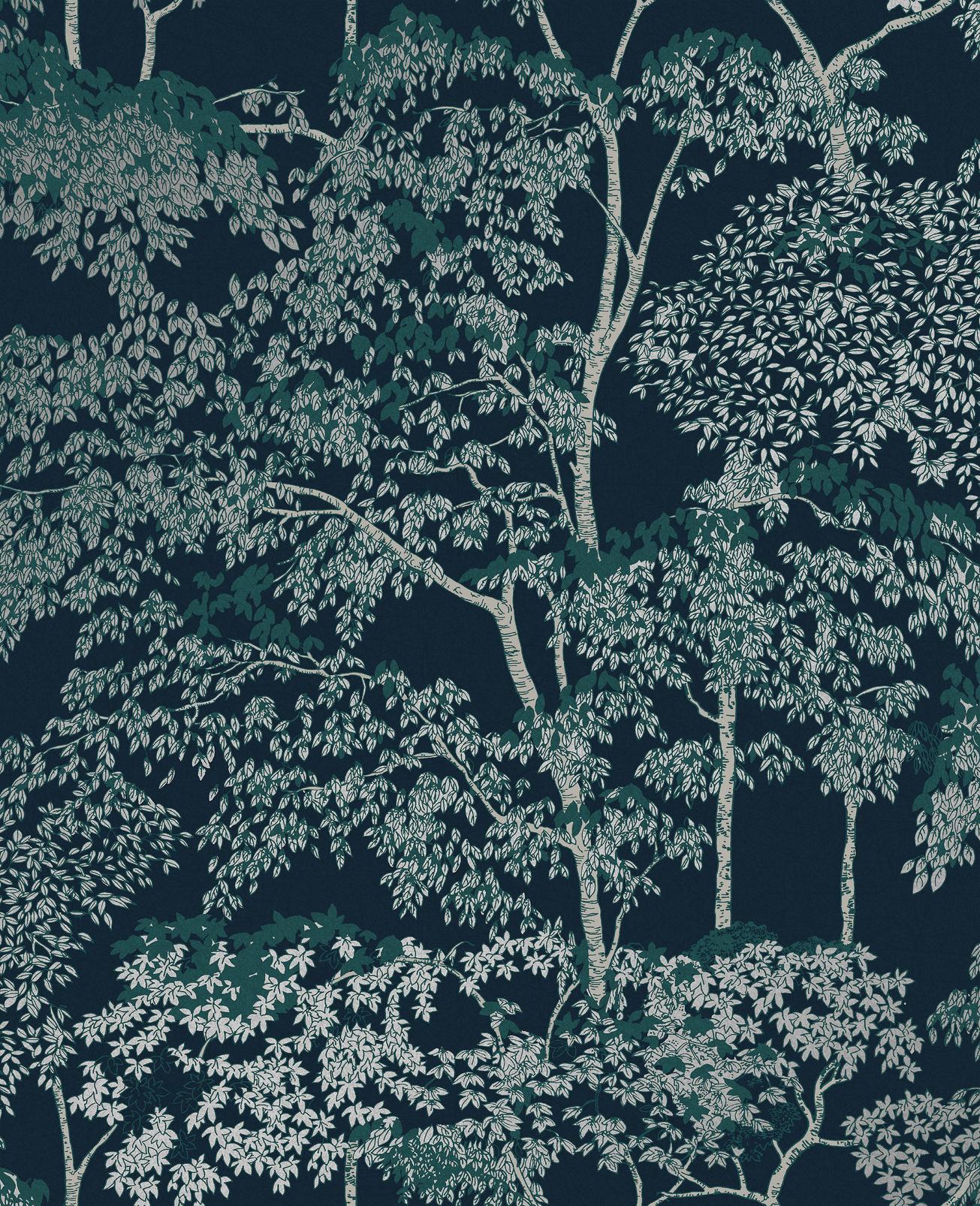 Idyll Tree Navy Wallpaper - 119681_TILE_IDYLL TREE NAVY_02.jpg
