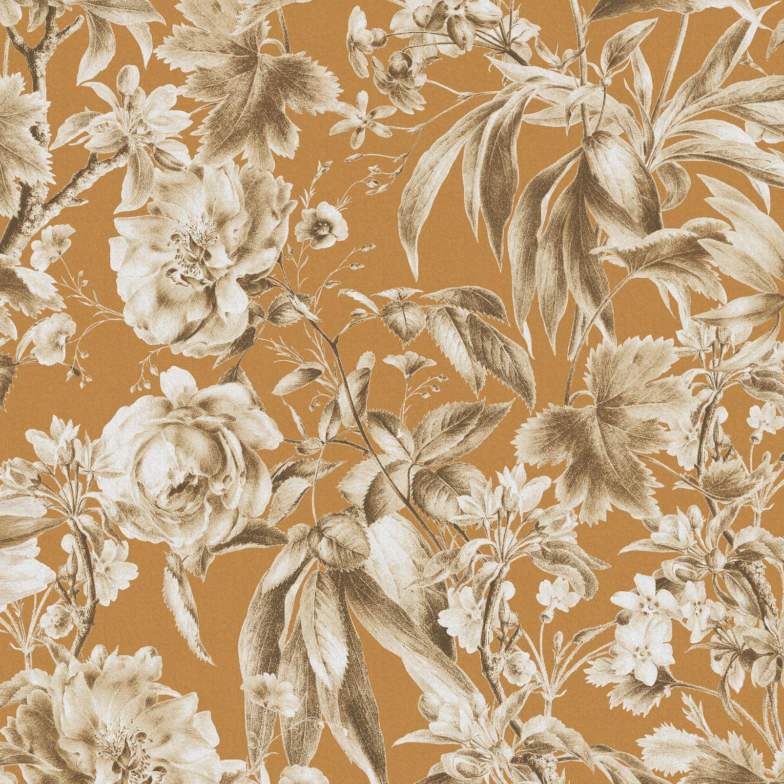 Arcane Garden Ochre Wallpaper - 120709_TILE_ARCANE GARDEN OCHRE_01.jpg