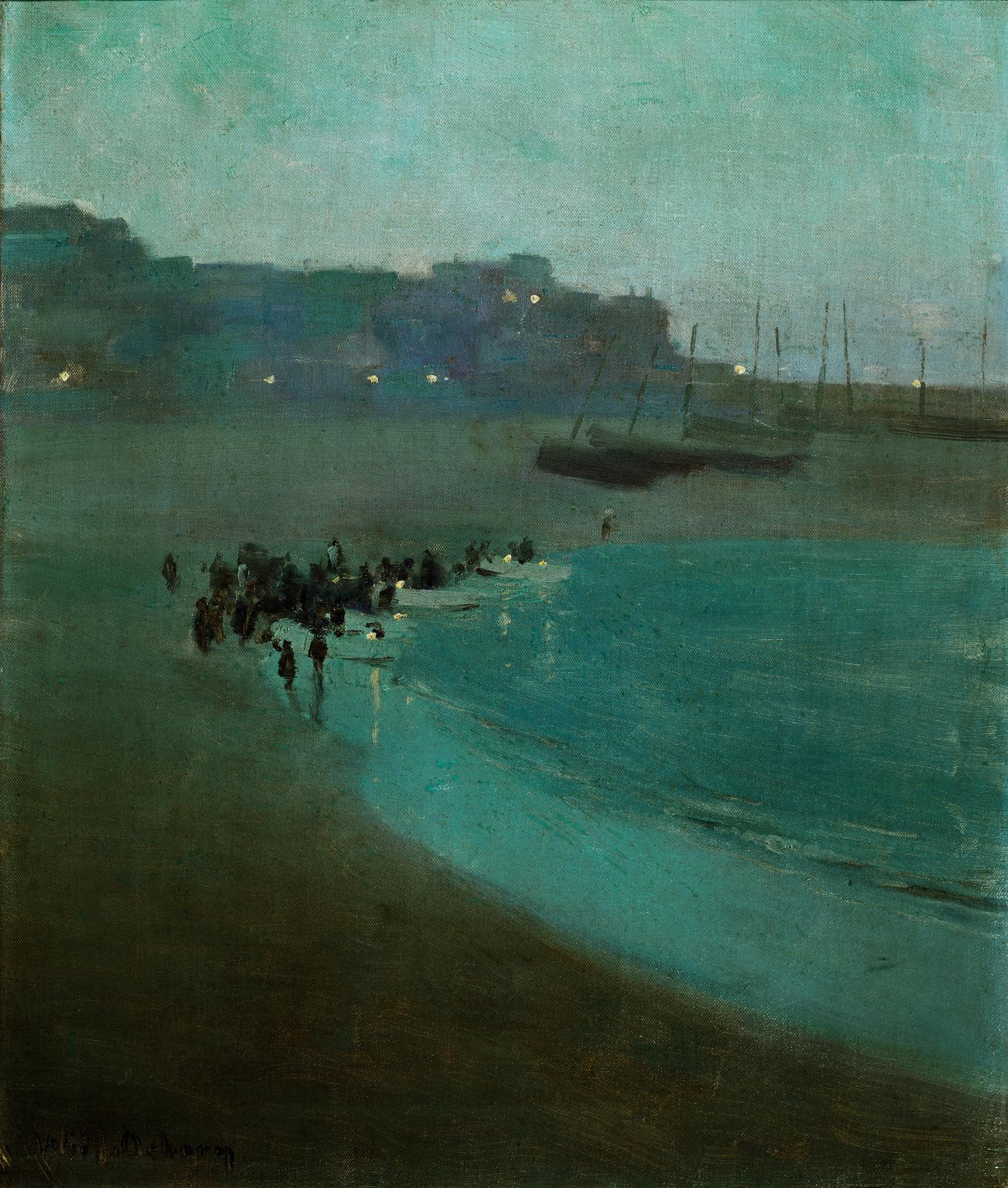 Osborn Beach at Dusk Bespoke Mural - 118955_MAINTILE_01.jpg