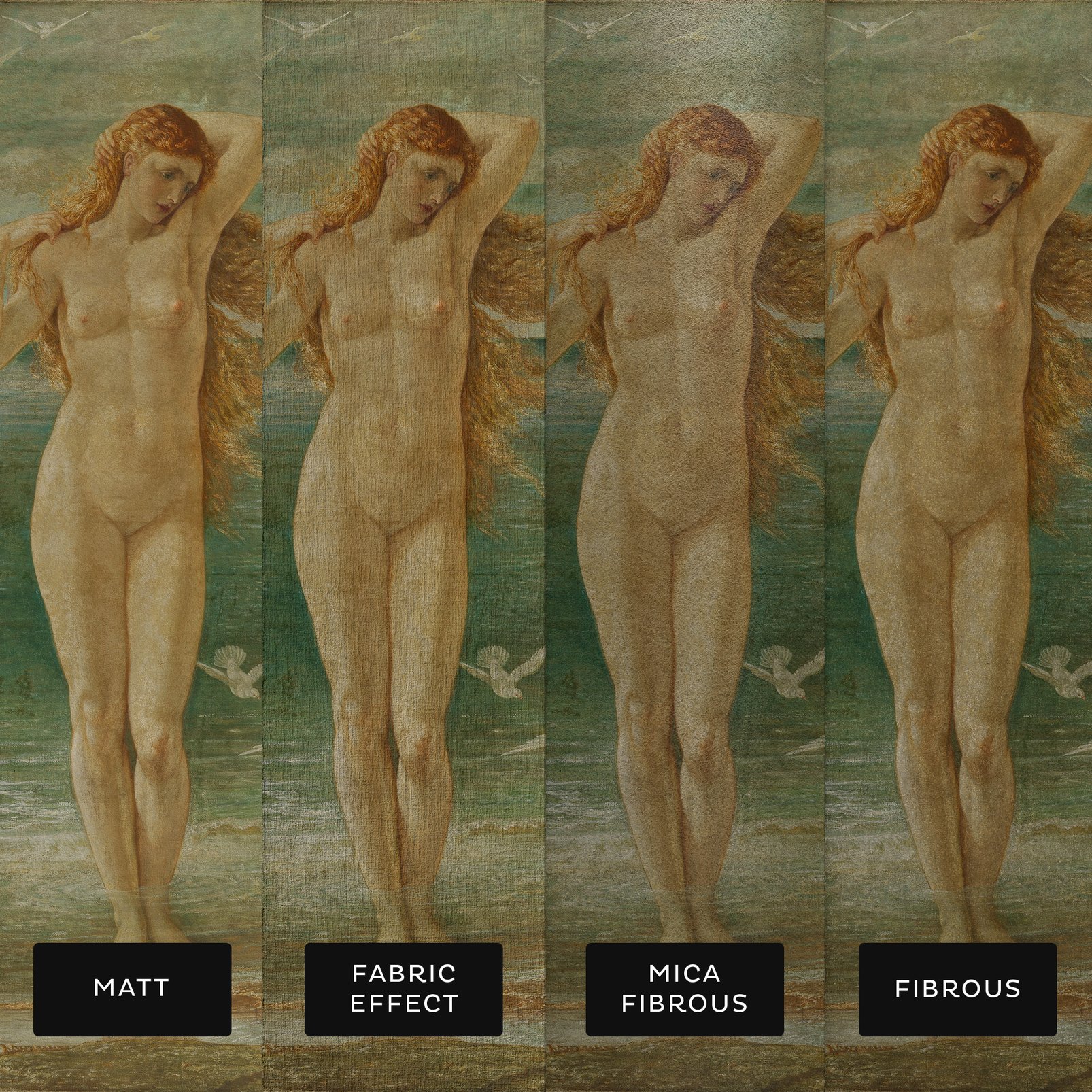 Crane The Renaissance of Venus Bespoke Mural substrate information