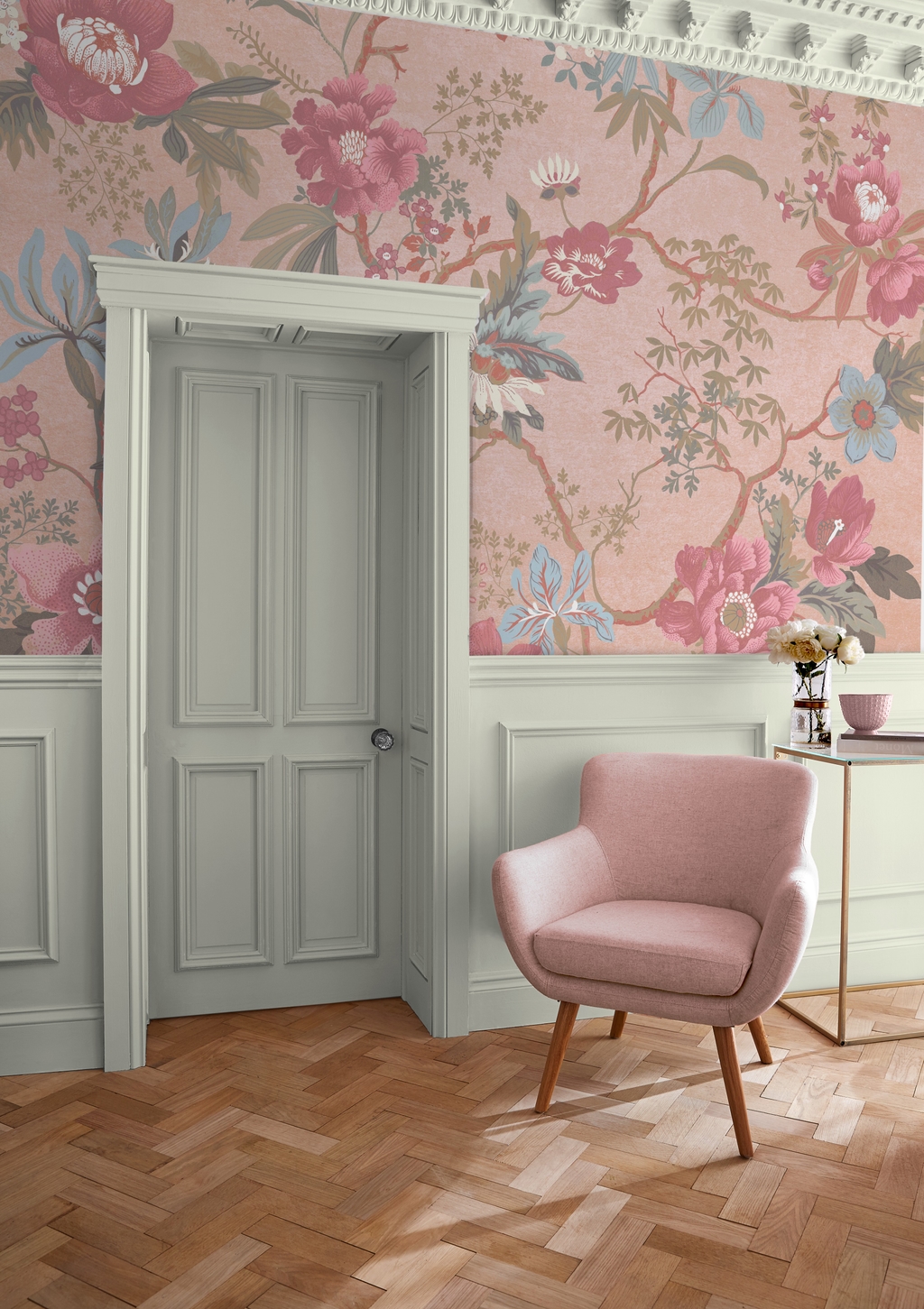 Kimono Blush Bespoke Mural