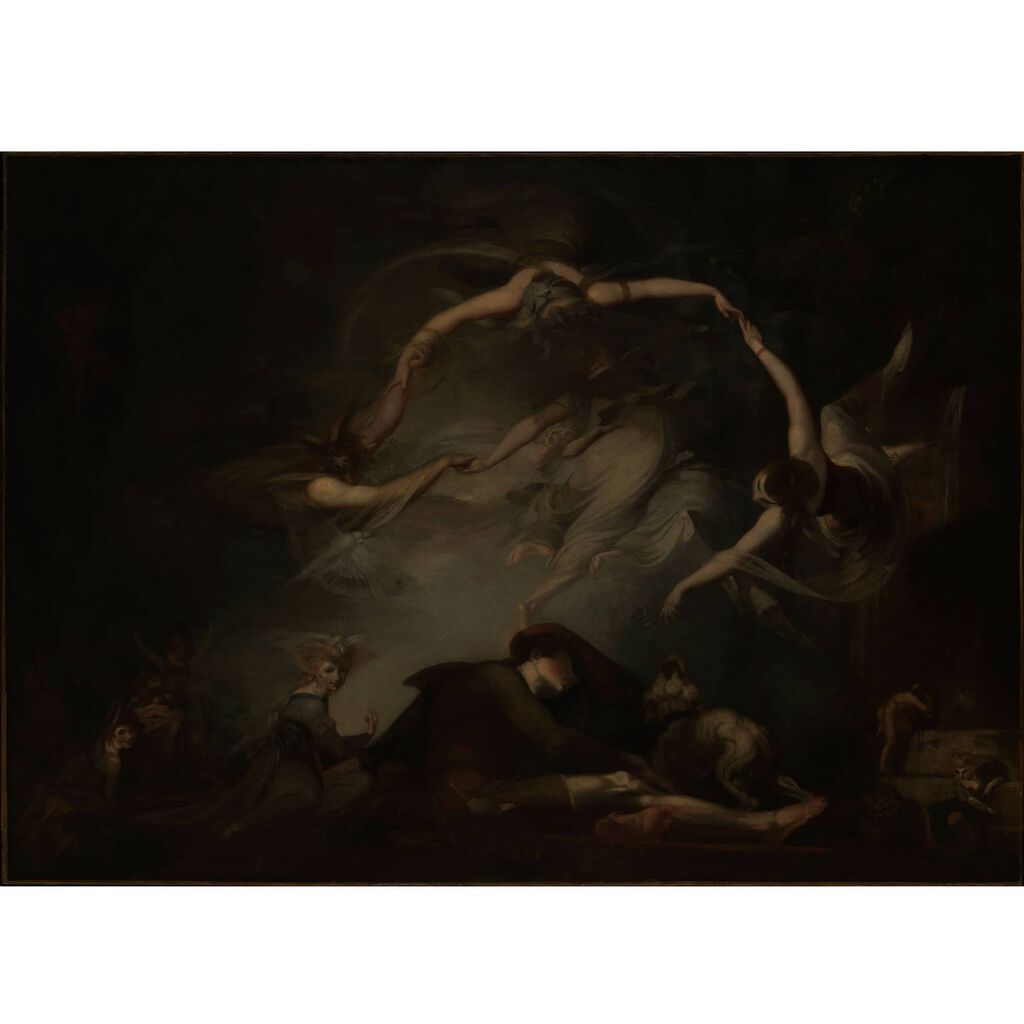 Fuseli The Shepherd's Dream Maßgeschneiderte Fototapete