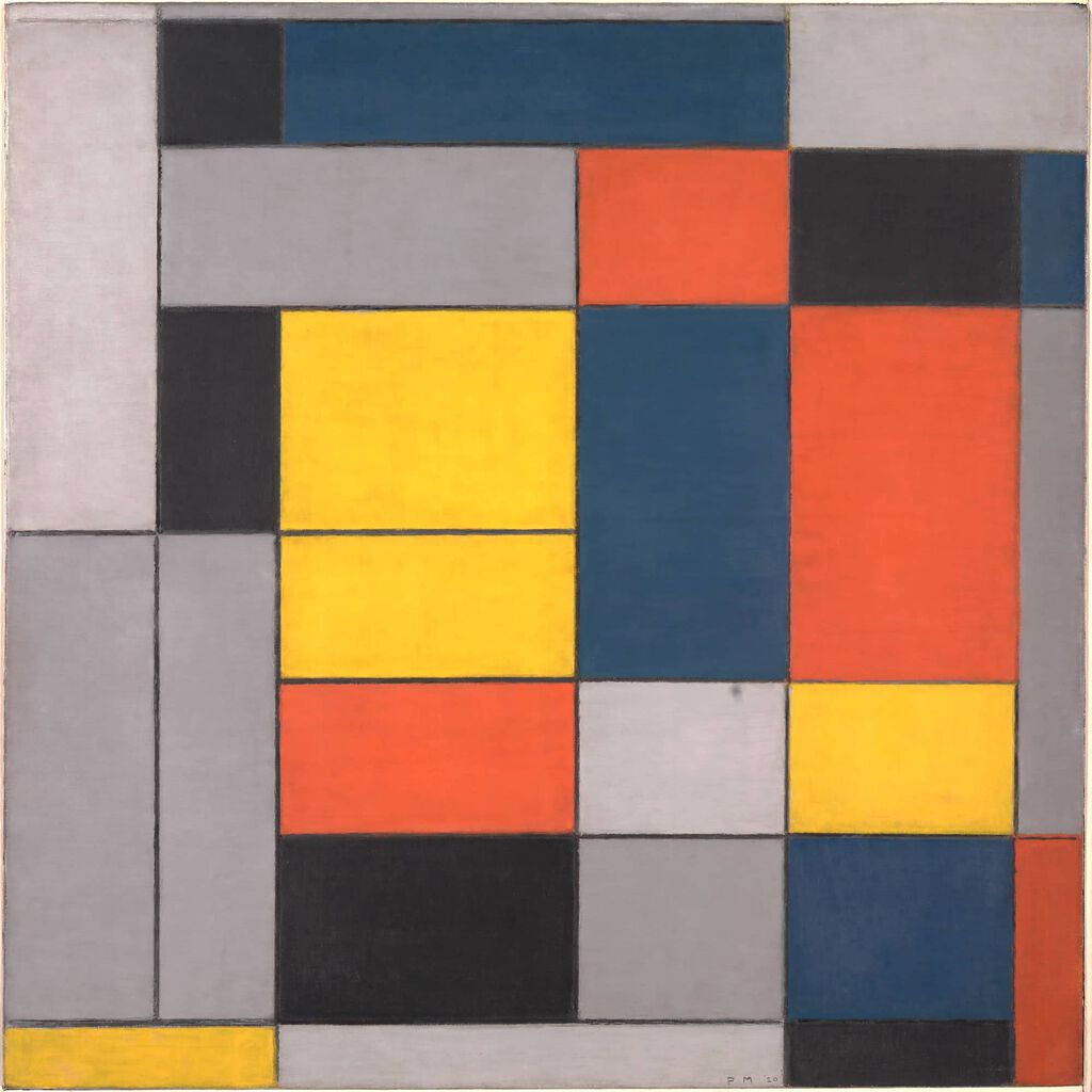 Mondrian No.VI Bespoke Mural