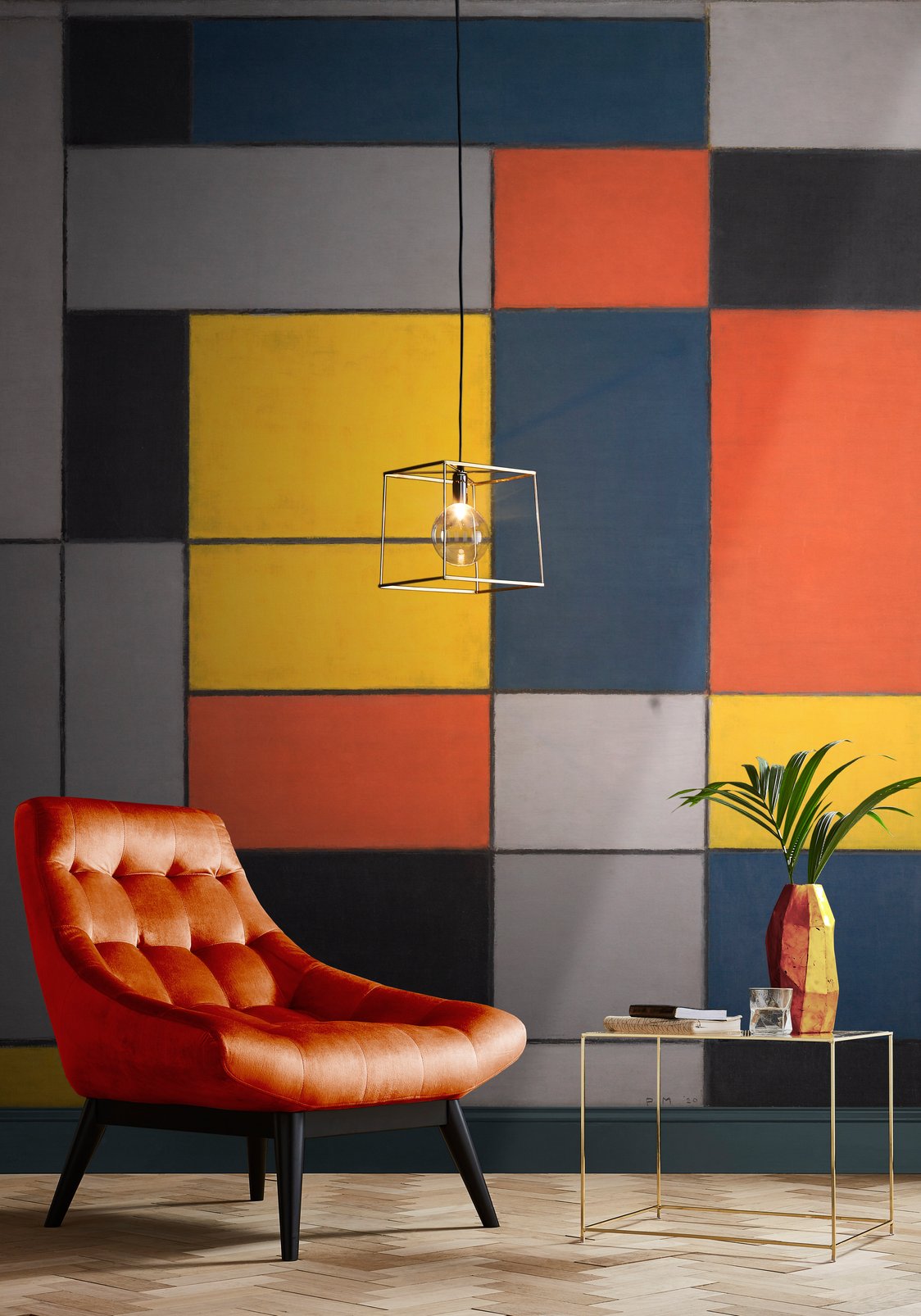 Mondrian No.VI Bespoke Mural - 119003_ROOMSET_01.jpg