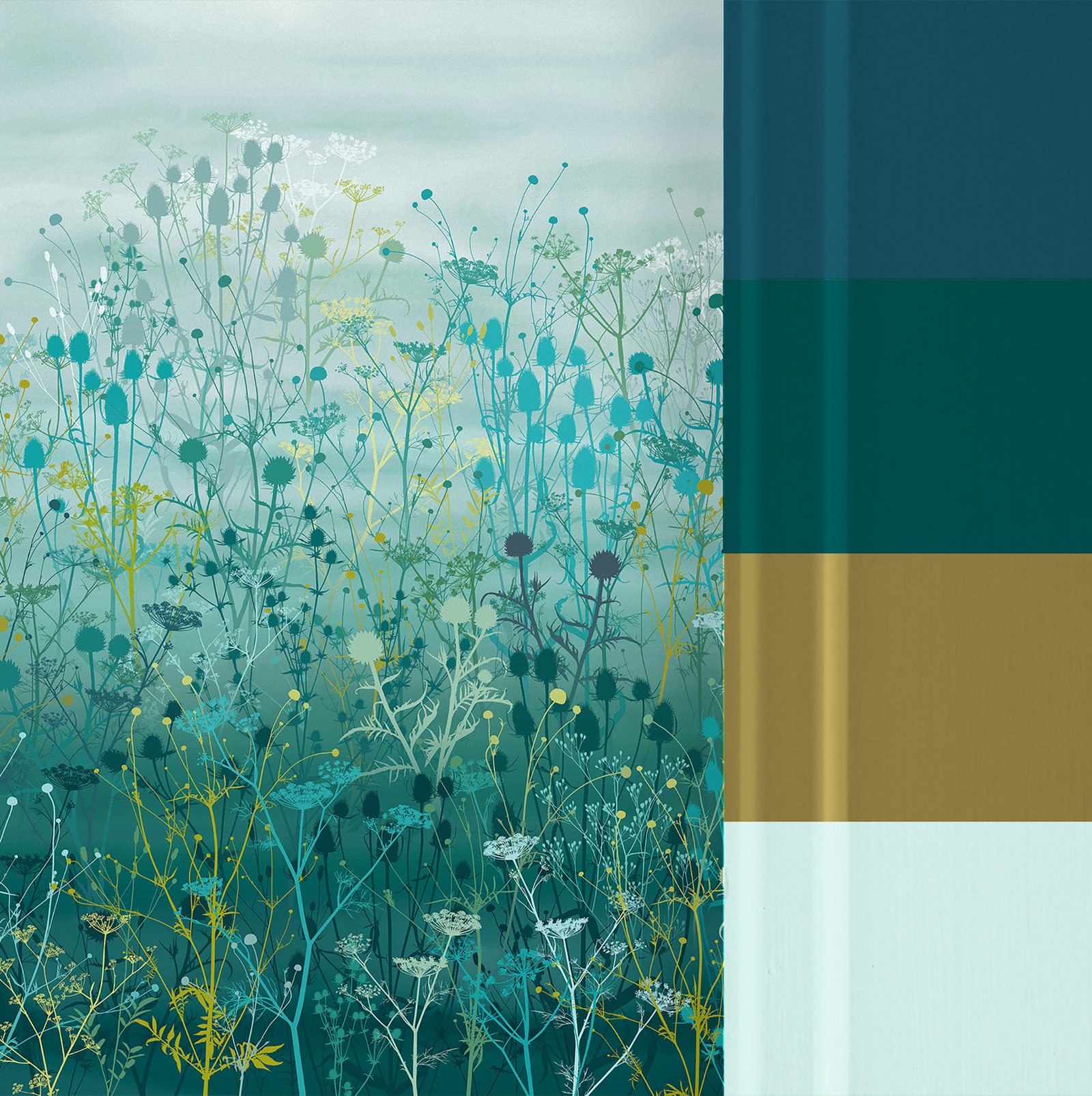 Tania's Garden Peacock Bespoke Mural by Clarissa Hulse - 120417_FLATLAY_01.jpg