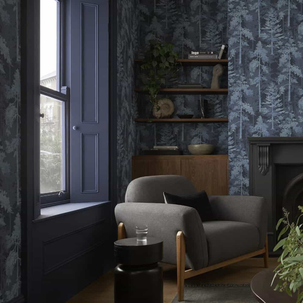 How To Wallpaper a Chimney Breast