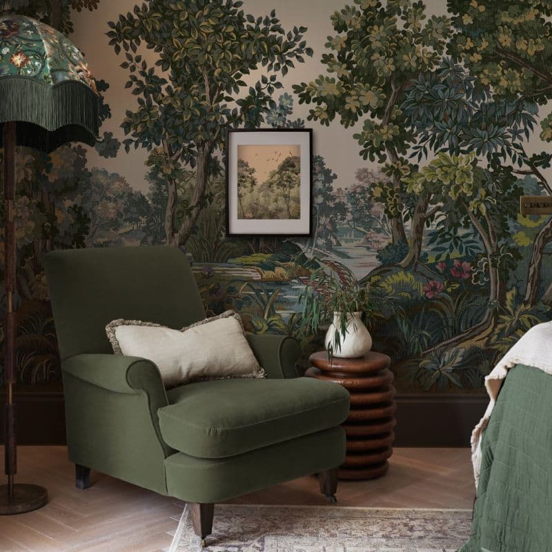 Bodenham Heritage Green Mural and Grizedale Neutral Wall Art